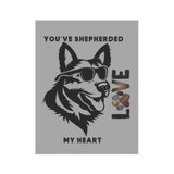 Cute Dog Love Garden Banner, Pet Lover Decor, Outdoor Flag, Heartwarming Home Decoration, Gift for Dog Owners