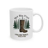 Nature Lover's Ceramic Mug - Funny Camping Gift for Outdoorsy Friends, Perfect for Coffee or Tea, 11oz and 15oz Sizes, Ideal for Birthdays,