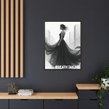 Stunning Framed Canvas Art - "BREATH TAKING" - Elegant Wall Decor, Modern Home Art, Gift for Her, Fashion Art Piece, Stylish Decor