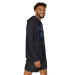 Men's Motivational Sports Hoodie — 'It's Your Moment to Awaken' Dynamic Runner Design