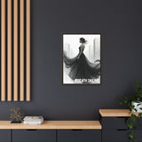 Stunning Framed Canvas Art - "BREATH TAKING" - Elegant Wall Decor, Modern Home Art, Gift for Her, Fashion Art Piece, Stylish Decor