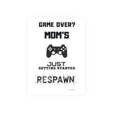 Gaming Mom Poster - Fun Wall Art for Gamers, Motivational Decor, Video Game Room, Mother's Day Gift, Unique Home Decor