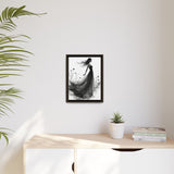 Canvas Print, Woman in Grass, Wall Art Decor, Female Portrait Picture, Nature Illustration