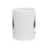 Nature Lover's Ceramic Mug - Funny Camping Gift for Outdoorsy Friends, Perfect for Coffee or Tea, 11oz and 15oz Sizes, Ideal for Birthdays,