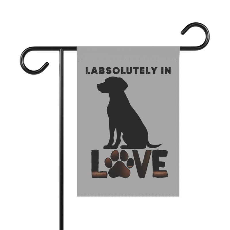 Dog Lover Garden Banner, Outdoor Decor for Pet Owners, Paw Print Yard Sign, Cute Home Decor, Labradors Decoration