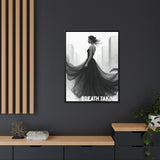 Stunning Framed Canvas Art - "BREATH TAKING" - Elegant Wall Decor, Modern Home Art, Gift for Her, Fashion Art Piece, Stylish Decor