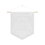 Cabin Mode Activated Pennant | Cozy Lodge, Tree, Mug Graphic