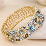 Bracelet Hollow Enamel Gold Plated Ornament