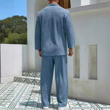 New Casual Shirt Trousers Men's Commuter Suit