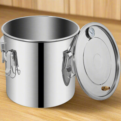 Stainless steel storage container